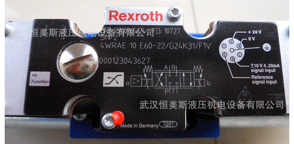 德国REXROTH力士乐比例阀4WRLE35Q5-1000M-3X/G24EK0/A1WG02M