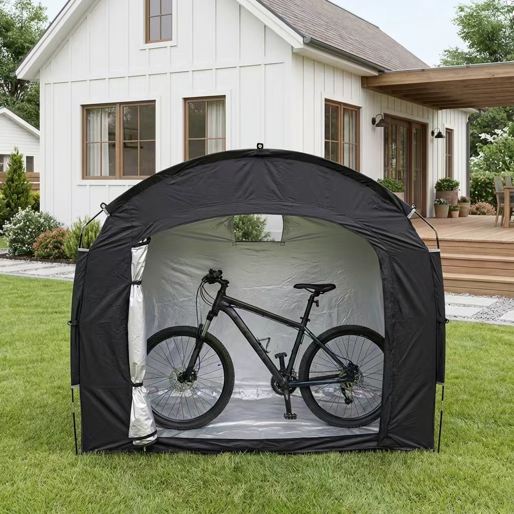 Tent Camping Outdoor Lightweight Bicycle Dustproof Sunshade Mobile Canopy Storage Tent Quick-Open No-Setup Quick-Open Tent