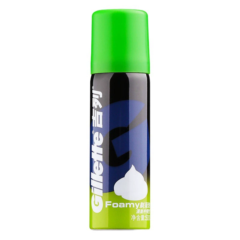 Gillette Крем для бритья мужская пена для бритья свежий лимон крем для бритья Пена 50 г * 1 флакон