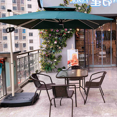 Patio umbrella outdoor villa courtyard Umbrella Garden Rome fold Stall up Security staff Sentry box Sunshade