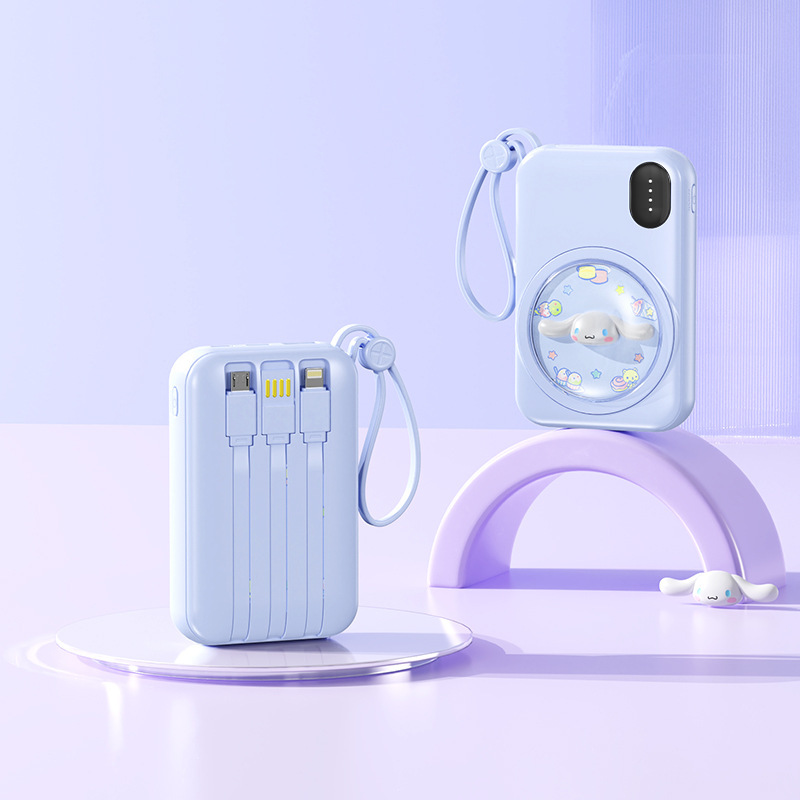 ミニかわいいペット、ケーブル付きパワーバンク、大容量20000mAh、コンパクトでポータブルなモバイル電源ギフト|undefined