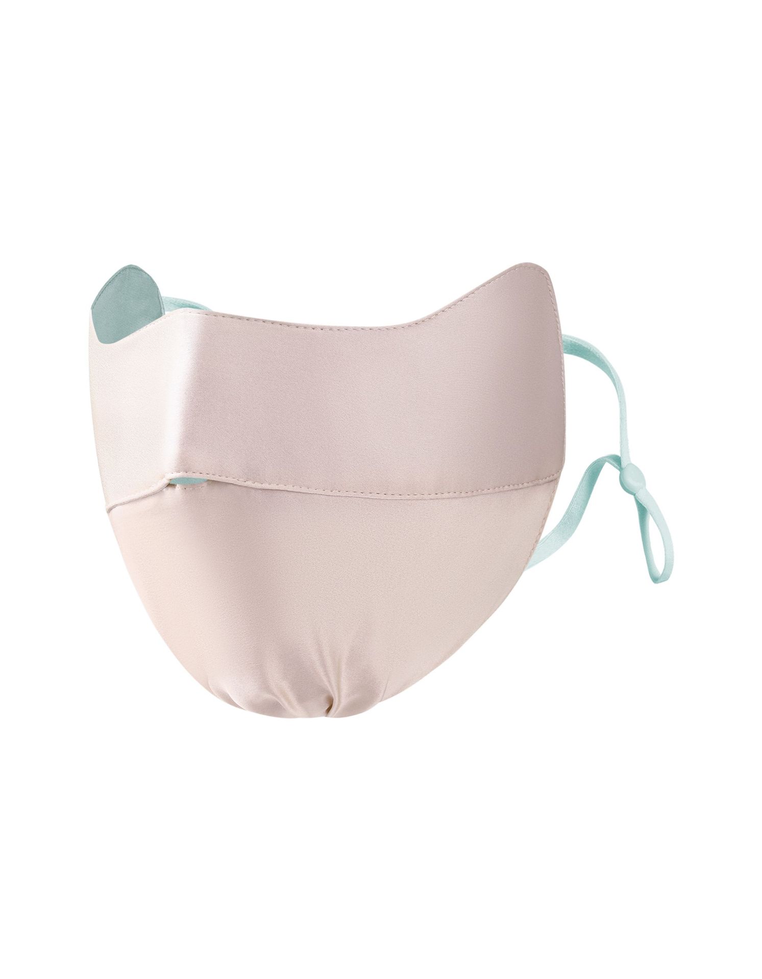 Máscara de seda protector solar máscara anti-UV para mujeres que conducen máscara solar 100% seda cara Gini transpirable