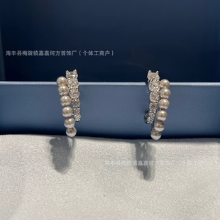 HEFANG何方珠宝 气泡双层耳环 原创设计轻奢简约女何方耳钉-阿里巴巴