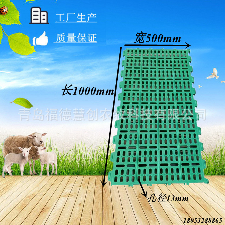塑料羊地板批发养羊 漏粪板羊床高架羊脚垫100乘50厘米