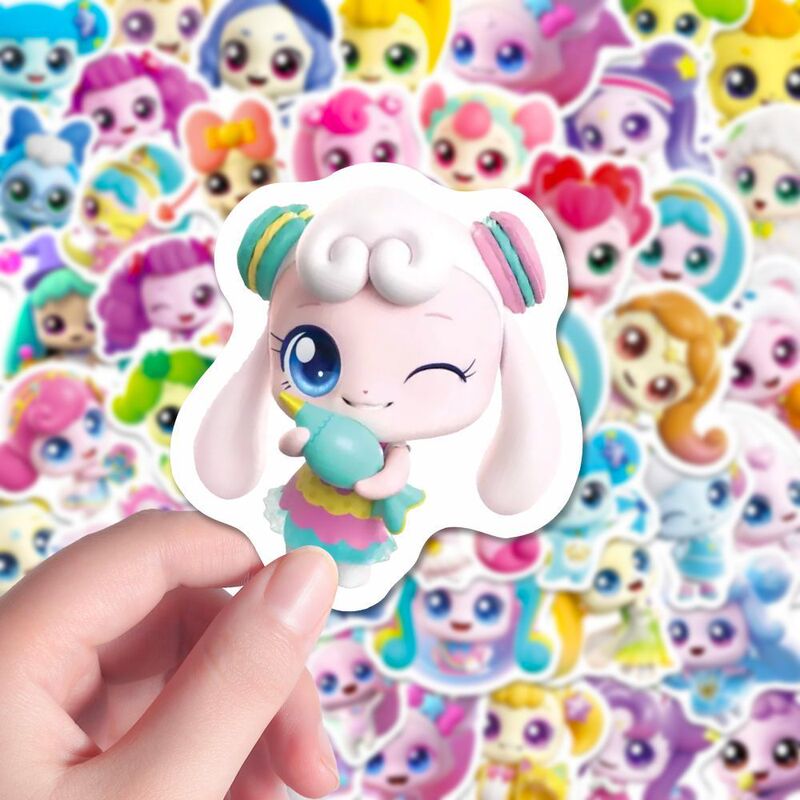 160 Pieces of Wonderful and Cute Stickers, Courage, Cuteness and Enthusiasm, Q Version Cute Peripheral Decoration Handbook Material Waterproof