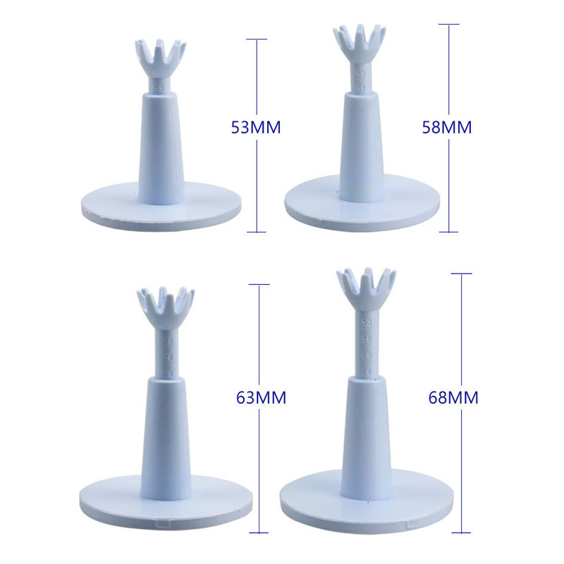 Clavos de golf ajustables en altura y baja bolas telescópicas Tee 2 piezas de golf en caja base ajustable