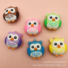 可爱软胶猫头鹰钥匙扣挂件精美包包挂饰情侣小礼品赠送玩偶
