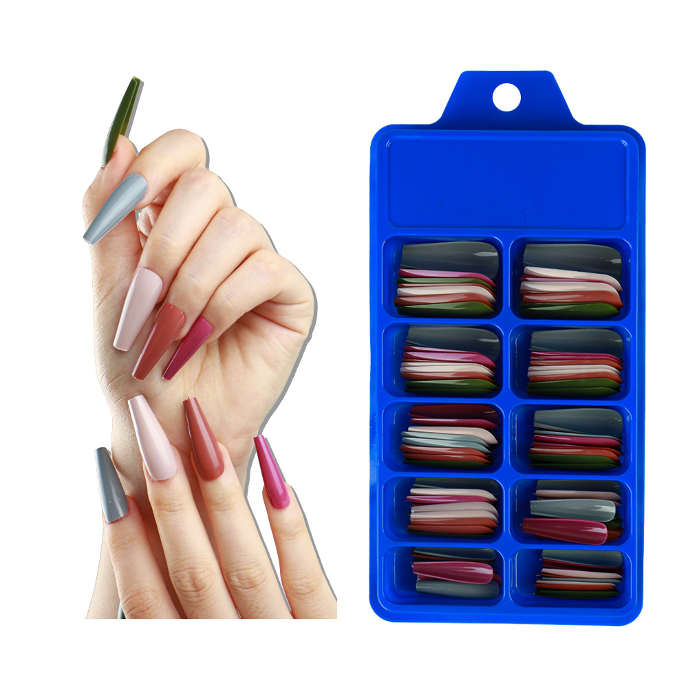 Fashion Style Fashion Colorful Abs Nail Patches 100 Pieces