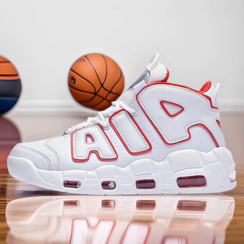 Cross Border Men's plus size Basketball Shoes Shock Absorbing AIR Air Cushioned Shoes sneaker Lightweight Trendy Shoes Men's Shoes basketball