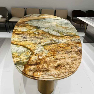 Shangri-La Marble Dining Table Table Panel Luxury Stone Natural Bathroom Stone Floor Background Wall