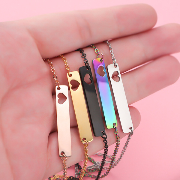 European and American hot-selling stainless steel necklace…