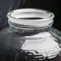 Manufacturer direct sale thick glass wine jar household food storage jar ginseng wine jar pickled vegetable jar wholesale