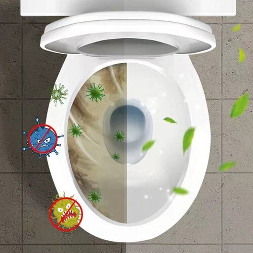 Blue bubble toilet magic box bottled toilet toilet cleaner toilet spirit descaling fragrance type toilet toilet cleaning aroma
