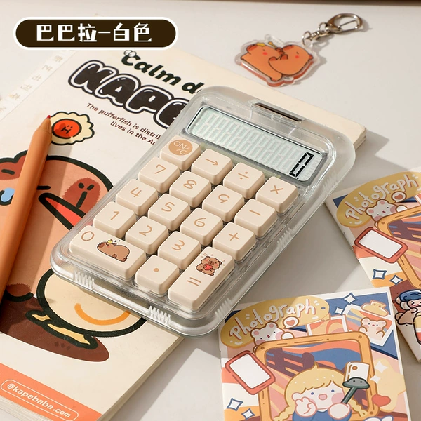 Kapibara dual power calculator 859pro white