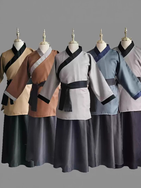 Country Girl Costume Female Ancient Rural Commoner Maid Sun Erniang Costume Restaurant Waiter Photography Performance Costume