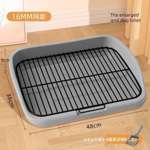 狗狗定点便盆中小大型用尿盆用品宠物小型网架不锈钢厕所神器小狗