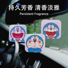 Internet-famous Doraemon car air freshener sheet, car fragrance sheet, Doraemon car odor eliminator, high-end aroma card pendant