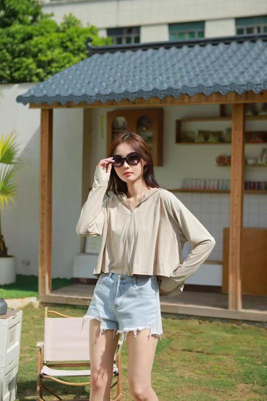 日焼け止め服 夏用 アウトドア 紫外線防止 薄手 メンズ レディース フード付きジャケット DIY ロゴ印刷 カジュアル 多用途|undefined