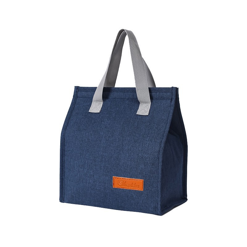 Nuevos productos transfronterizos bolsas de almuerzo de gran capacidad simple bolsas de almuerzo portátiles bolsas de almuerzo bolsas de aislamiento térmico velcro comercio exterior