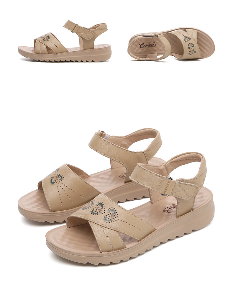 C4628 1120K GIÀY DÉP SANDAL NỮ RUITDT ĐẾ MỀM MÙA HÈ TRUNG NIÊN THOÁNG KHÍ GIÀY DÉP NỮ DA BÒ G04 SẢN PHẨM MỚI