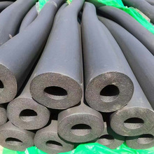 橡塑保温棉管b1级 阻燃橡塑套管 商业工业空调黑色橡塑海绵管壳
