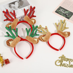 クリスマス祭りカチューシャアクセサリーヘラジカ角カチューシャクリスマスパーティーパーティー装飾品子供女の子プレゼント