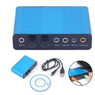 USB Aluminum Alloy External Sound Card Network Chat Game Recording Karaoke Mixing 7.1/5.1 Optical Fiber Sound Card