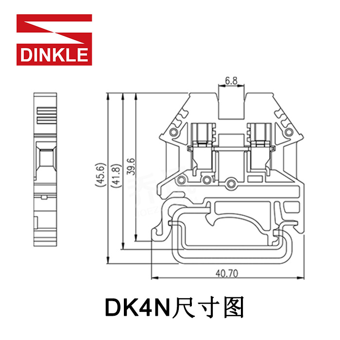 DK4N ��� ��˿ʽ ����ֱͨ ���߶��� һ��һ�� 1000V 32A, ��ɫ