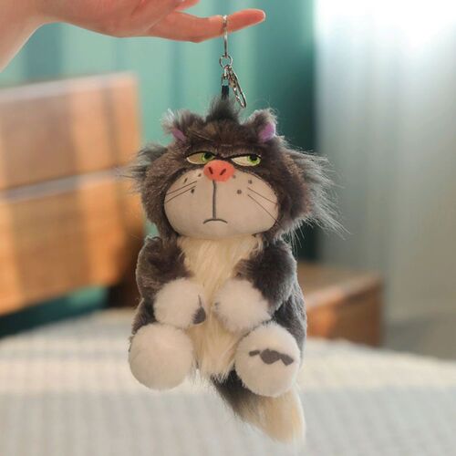 Cat-shaped keychain, plush toy, cute cat, Car keychain, schoolbag accessory, mini decoration