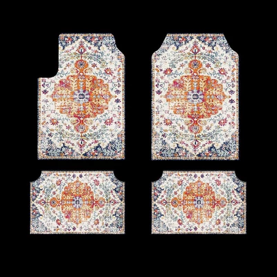 foot mat four-piece wholesale | Avtomobil döşəmə paspasları - cross-border-floor-mats-11-3045cm-two-piece-set-for-rear-seat