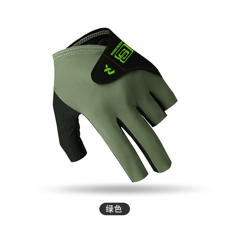 Guantes de billar, snooker de medio dedo para hombres y mujeres, ropa individual, seda de hielo elástica suave, guantes finos con hebilla antideslizante transpirables image 9