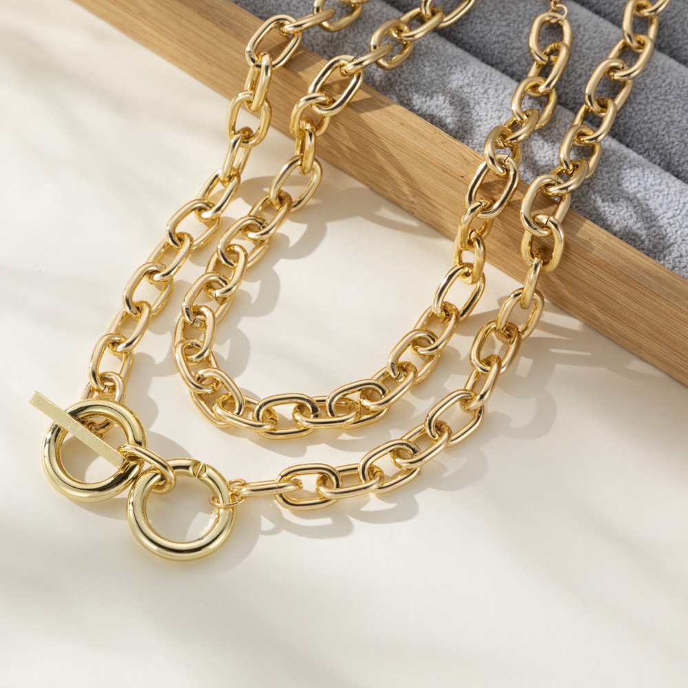 16g Weight Bracelets, Necklace Classification 1 Piece Quantity Street Occasion Alloy Material Geometric Pattern Unisex Gender Plating Design Streetwear Style Streetwear Geometric Alloy Plating Unisex Bracelets Necklace 17