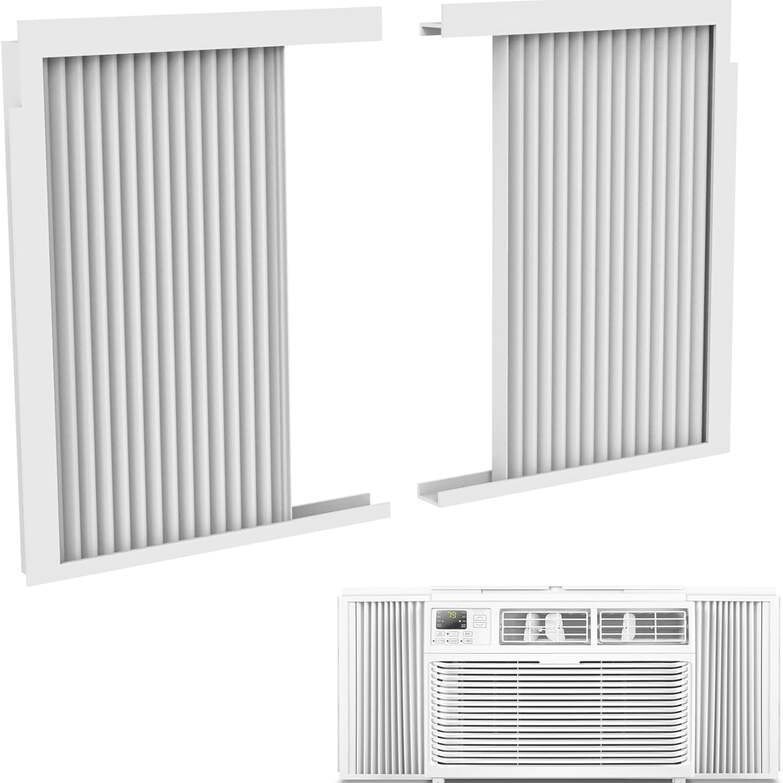 Window air conditioner, window-mounted air conditioner, portable air conditioner, window panel, window sealing panel, retractable blinds, windproof panel Window air conditioner, window-mounted air conditioner, portable air conditioner, window panel, window sealing panel, retractable blinds, windproof panel