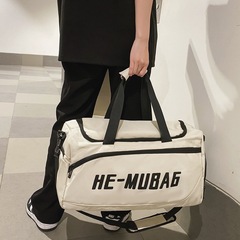 2024短途旅行包男大容量手提行李包出差輕便旅遊包運動訓練健身包