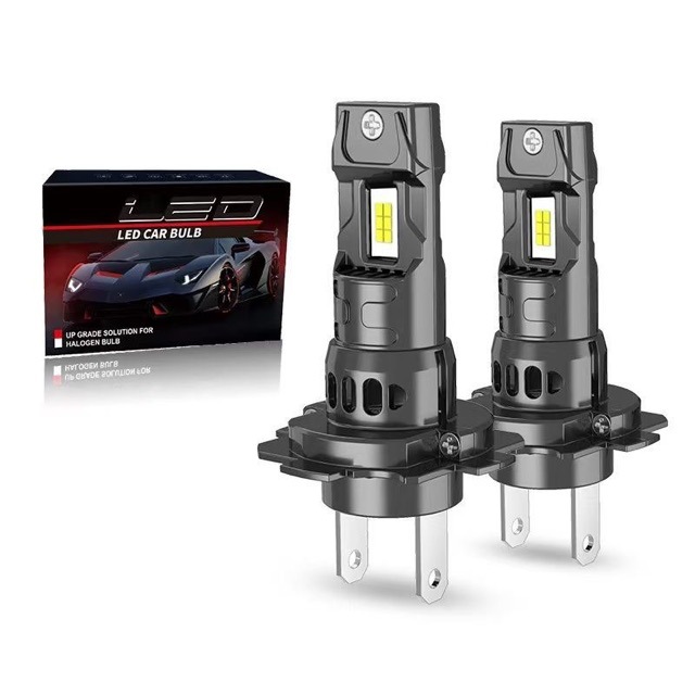 Cross-Border Hot-Selling H7 Car Led Headlight Direct Plug-In High-Brightness Spotlight High-Power Car Light 12V 6000K
