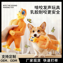 狗玩具尖叫鸡鸭玩具乳胶磨牙耐咬狗狗玩具啃咬发声自嗨解闷神器