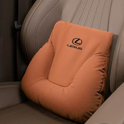 Headrest, Lexus Es200 Car Pillows - lumbar-support-ocher-brown