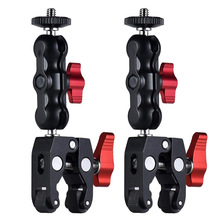 景胜达 大力夹摄影器材监视器底座可拼接单反相机固定底座蟹钳夹