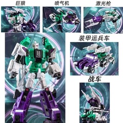 金寶G1六面獸  變形玩具 六變忍者參謀六階戰士 變形機器人模型