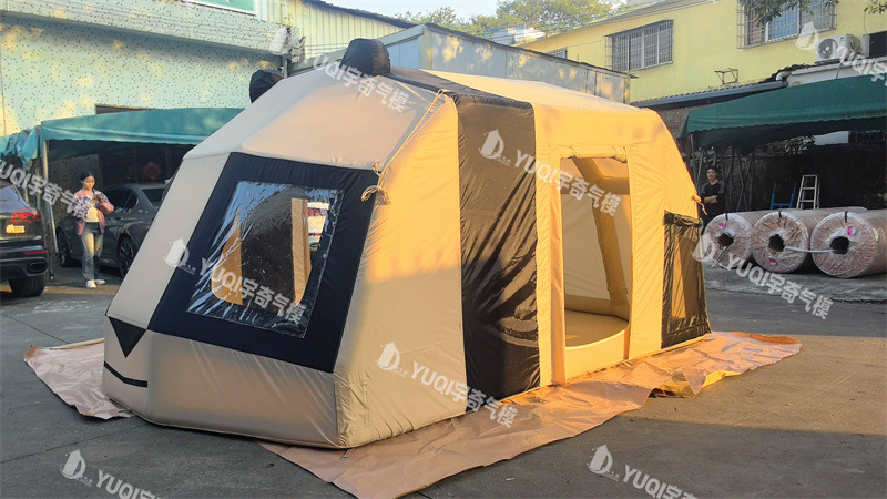 Manufacturer Customized Panda Tent for Outdoor Camping Accommodation, Inflatable Travel and Vacation Tent, Breathable, No Need for Assembly, Waterproof Camping Tent