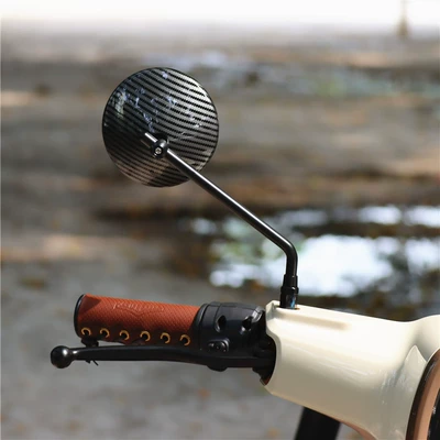 calf yadiemma retro round, Motorcycle rearview mirror