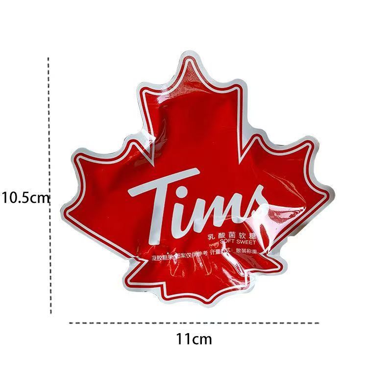 그물 빨간 간식 사탕 Tims 유산균 부드러운 사탕 대량 500g 결혼식 보름달 결혼식 사탕 도매 간식