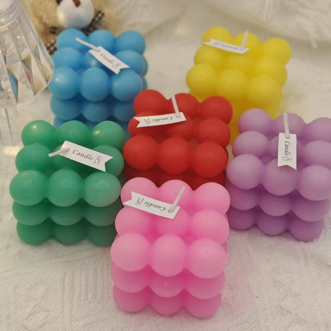 Cubo de cigarrillos de vela de regalo de mano en línea vela de boda con pequeños regalos de fragancia decoración creativa al por mayor