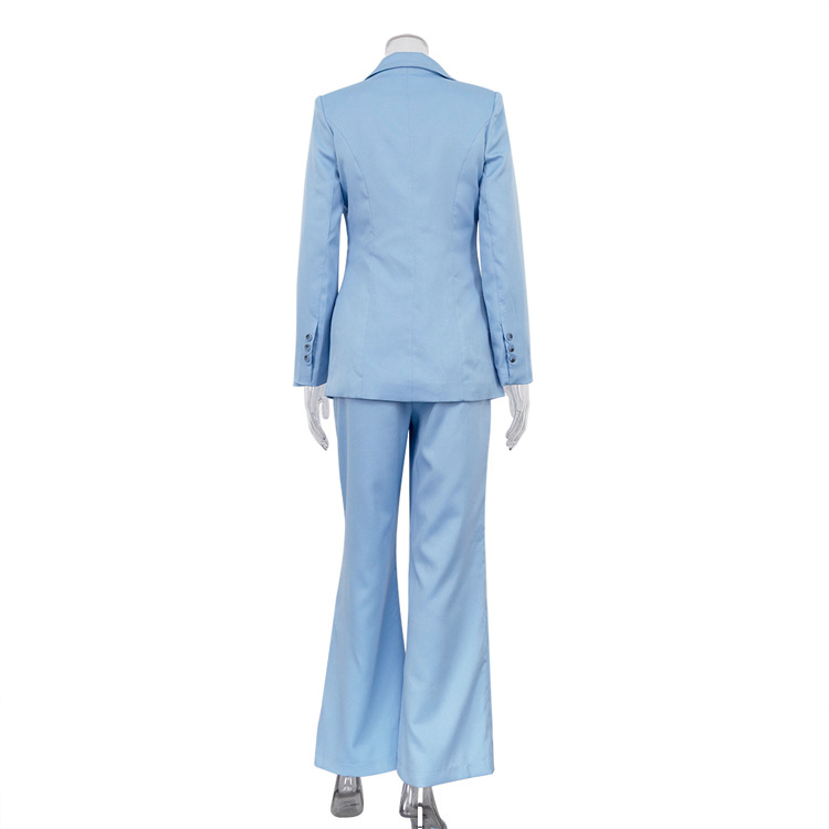Women Clothing Autumn Winter Office Long Sleeved Small Blazer Trousers Suit High Grade Two Piece Suit
