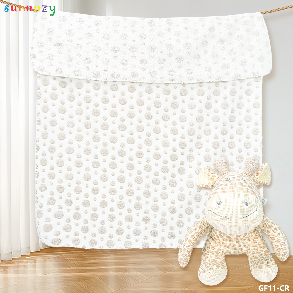 2025 manta muñeca combinación con caja Waffle set mantas para bebés paquetes de artículos para bebés paquetes transfronterizos