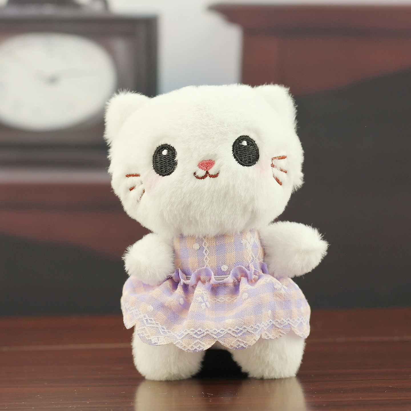 Cute princesa viento gatito colgante juguetes de peluche bolsas de muñecas colgantes llaveros dibujos animados felinos muñecas regalo