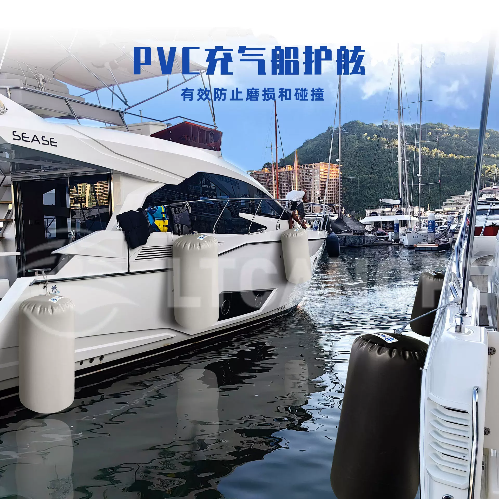 厂家直供护船气囊 充气充水椭圆形气囊船舶防撞靠球 桥梁充气芯模