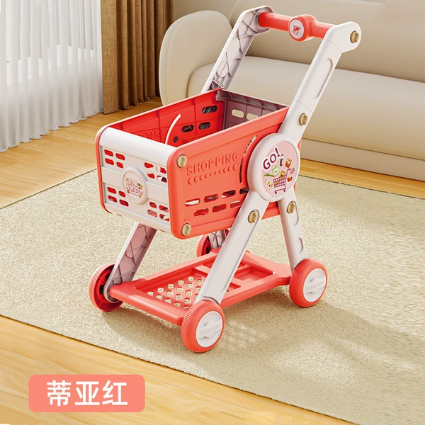 Large Princess Pink Shopping Cart (Adjustable Height)