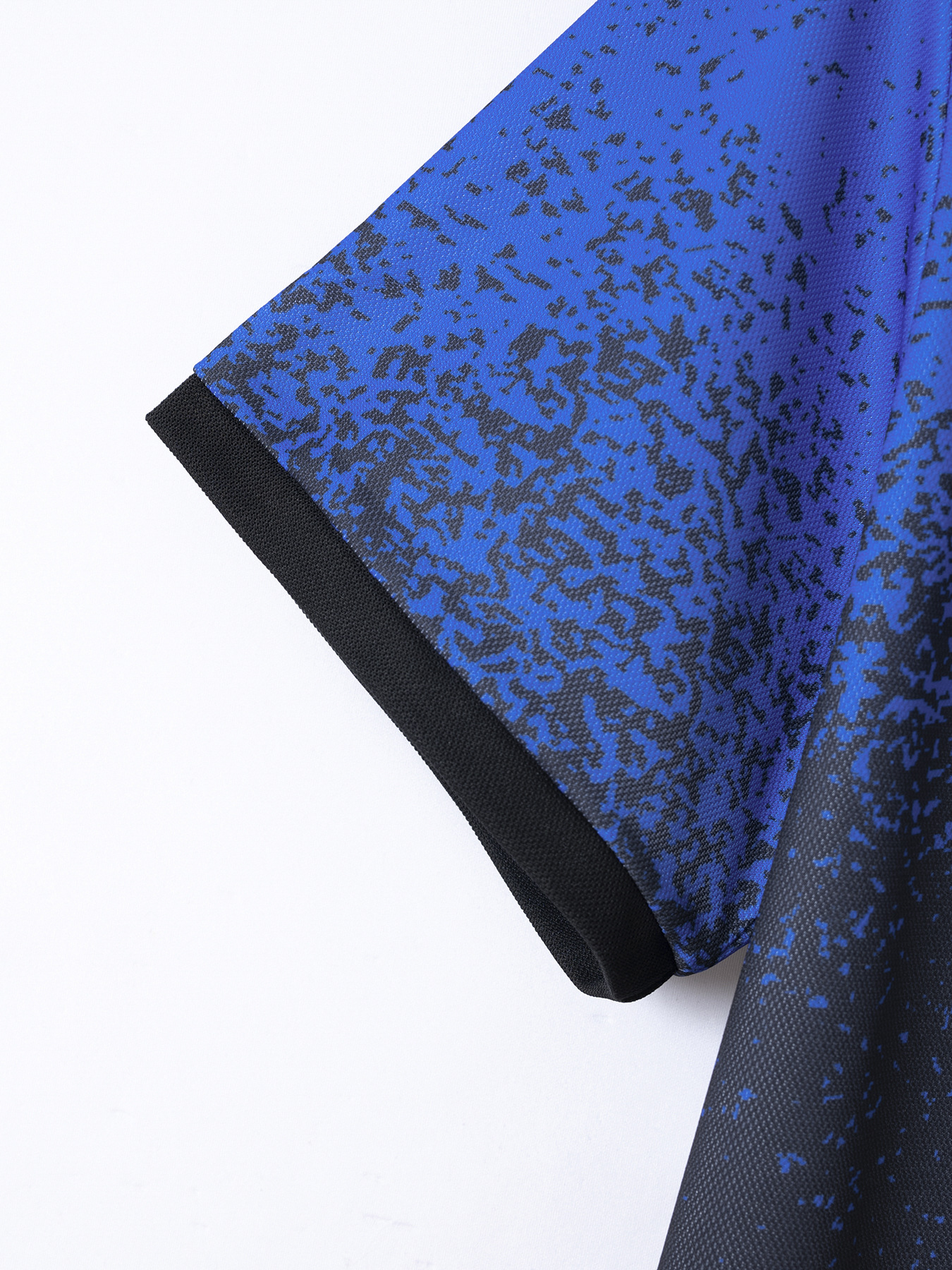 Polo estiva da uomo Ins, maglietta sportiva con stampa sfumata, tie-dye e asciugatura rapida_voghion.com