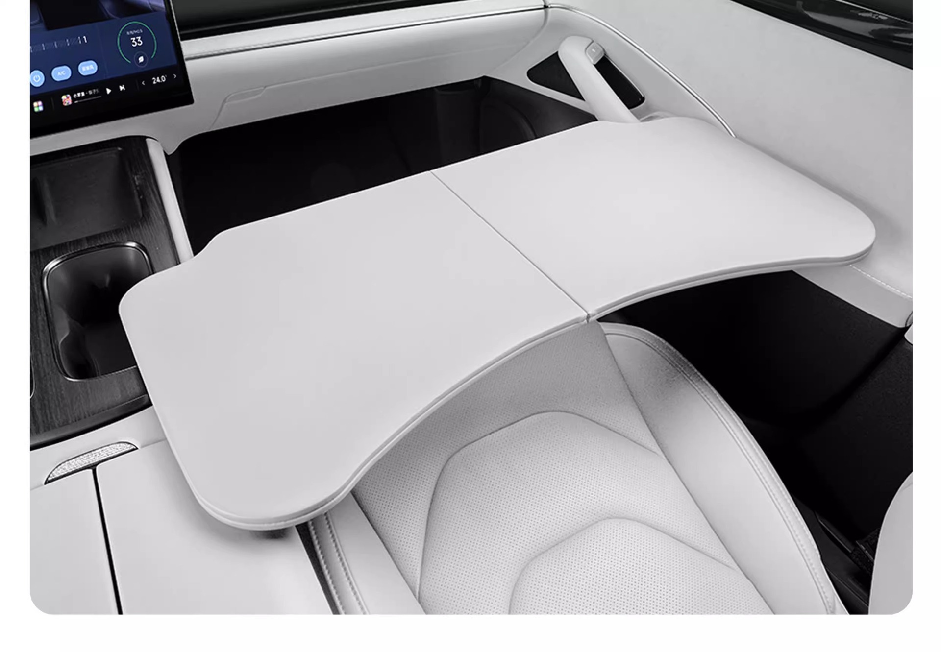 Suitable for Xiaomi Su7 Small Table Board Car Foldableing Dining Table Car Laptop Desk Board Interior Supplies